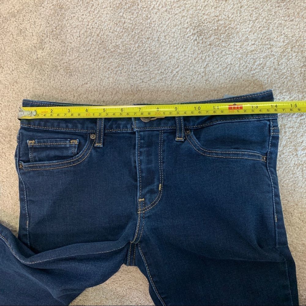 Levi’s 711 skinny jeans midrise dark Wash Sz 27 - Picture 9 of 13